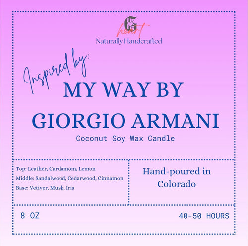 8oz - Inspired Tin Can Candles - Coconut Soy Wax Candle - Gabriel's Heart Naturally Handcrafted