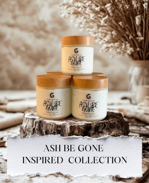 ASH BE GONE - " Inspired Collection" - Intense Moisture - Whipped Body cream - Gabriel's Heart Naturally Handcrafted