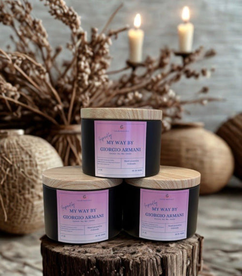 8oz - Inspired Tin Can Candles - Coconut Soy Wax Candle - Gabriel's Heart Naturally Handcrafted