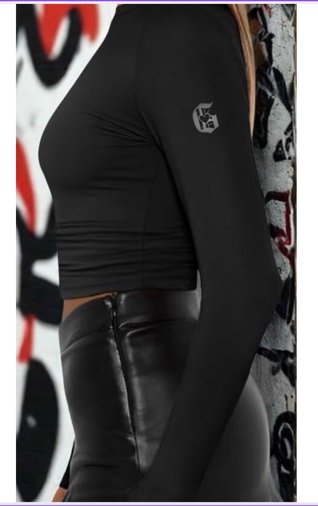 Feather Soft - Sleeve Logo - Compression - Reflective Logo Long Sleeve - Gabriel's Heart Naturally Handcrafted