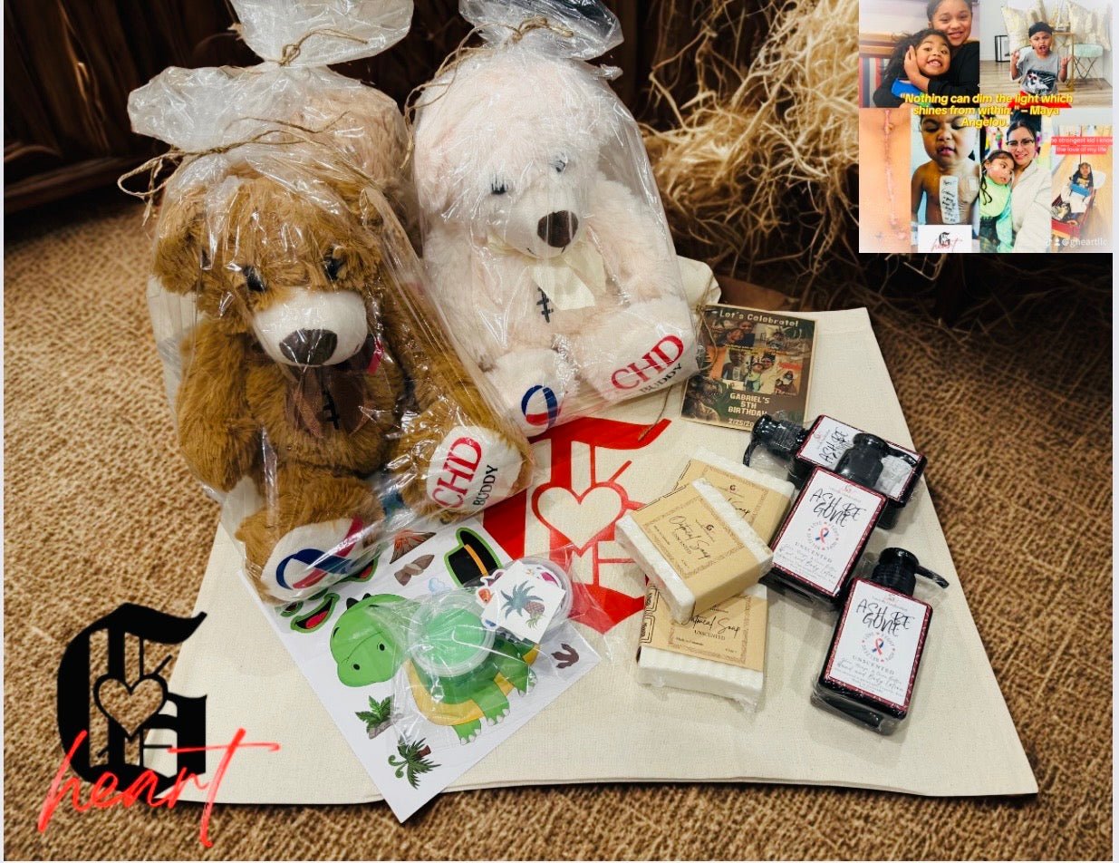 Custom Name - CHD Buddy + Heart Warrior Cape with Mask - Gabriel's Heart Naturally Handcrafted