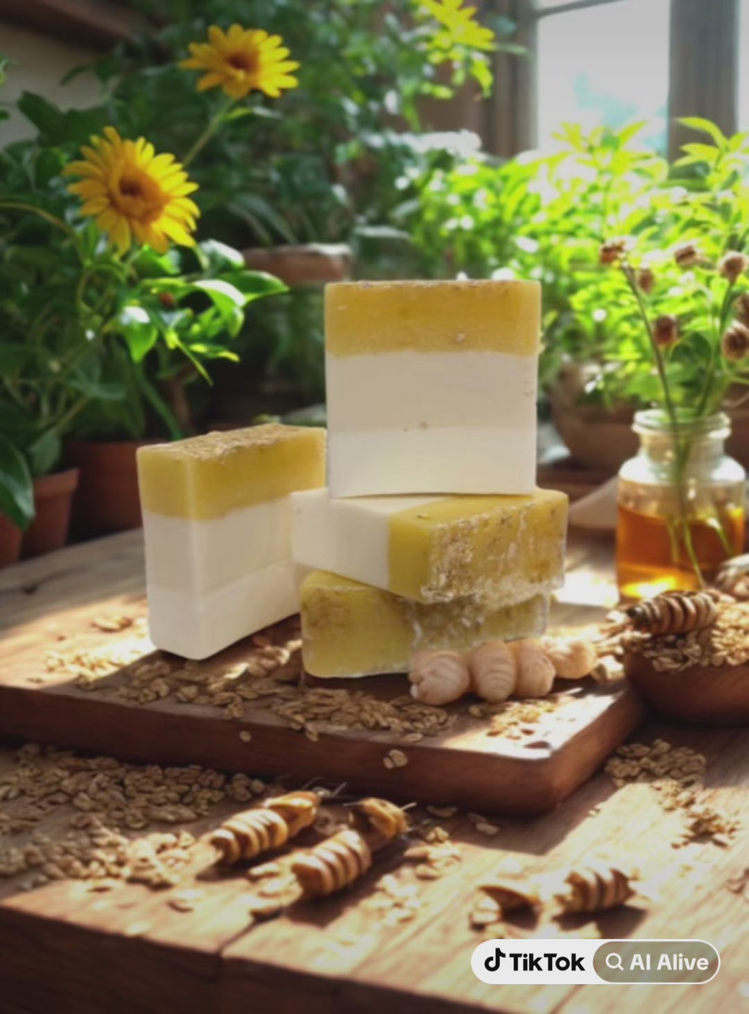 Gheart ❤️ 1/2 dozen - Goat Milk, Oats & Honey Soap - Deep moisturization, Gentle exfoliation, and Soothing relief